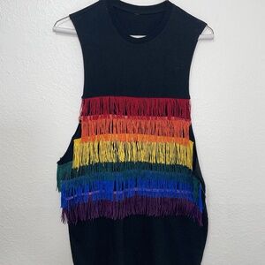 Pride Flag Tank Top / Short Dress XL LGBTQ Rainbow